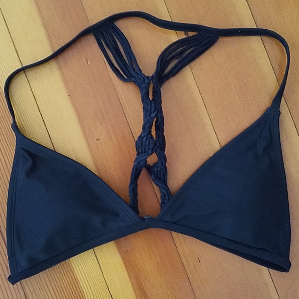 Black RVCA Bikini Top